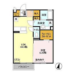 間取図画像 1LDK
