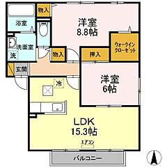 物件の間取り