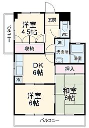 間取図画像 3DK