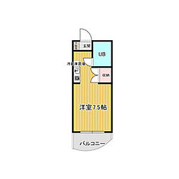 ＥＳＰＡＣＥ　Ａ 501 5階ワンルームの間取り