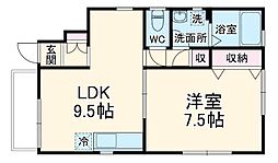 間取図画像 1LDK