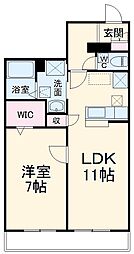 グラン　コンフォール大宮Ｎ 1階1LDKの間取り