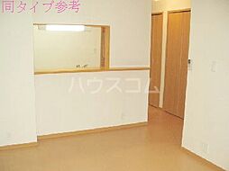 ディアレスト芝II 2階2LDKのリビング/ダイニング