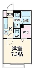 JR南武線 矢向駅 徒歩15分の賃貸アパート 1階1Kの間取り