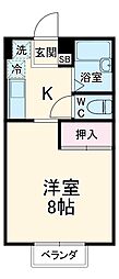 間取図画像 1K