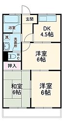アーバンヒルズT2 3Kの間取図画像