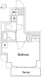 京急本線 大森町駅 徒歩3分の賃貸マンション 3階1Kの間取り