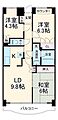 ファインドエル2新宿1階9.7万円