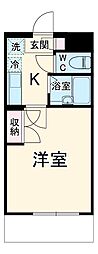 間取図画像 1K