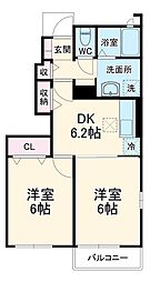 間取図画像 2DK