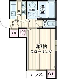 間取図画像 1K