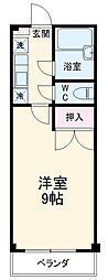 間取図画像 1K