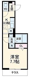 間取図画像 1K
