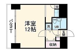 ベルシェ船橋ラマージュ 1Kの間取図画像