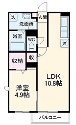 間取図画像 1LDK