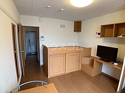 レオパレス渡II 202 2階1Kのリビング/ダイニング