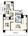 ドゥーエ大宮12階26.6万円
