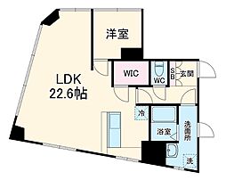 Vacation Inn 横浜関内 4階1LDKの間取り