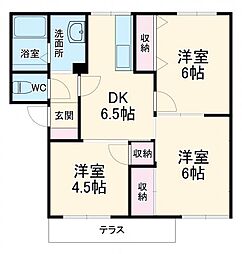 間取図画像 3DK