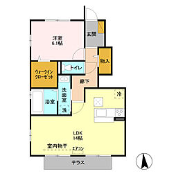 間取図画像 1LDK