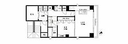 ASSET大森 1LDKの間取図画像