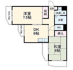 間取図画像 2DK