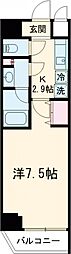 GRAND三軒茶屋WEST 1Kの間取図画像