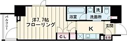 ステージファースト世田谷アジールコート 3階1Kの間取り