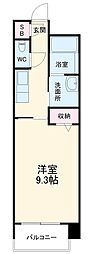 名古屋市営桜通線 瑞穂運動場西駅 徒歩6分の賃貸マンション 1階1Kの間取り