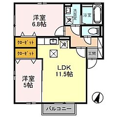 物件の間取り
