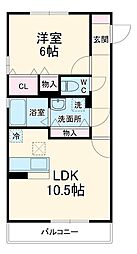 Ｄ−Ｒｏｏｍ汐止 1階1LDKの間取り
