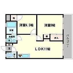 ハイツ最上 2階