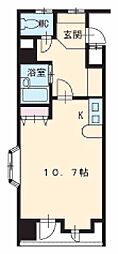 桜山アネックス ワンルームの間取図画像