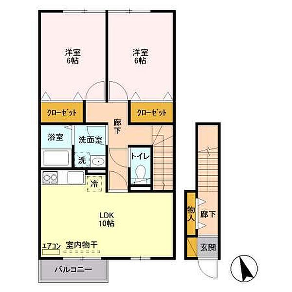 ラナンクレール 2階 | 千葉県松戸市常盤平 賃貸マンション 間取