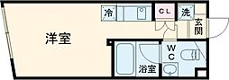 ＰＡＳＥＯ明大前 4階ワンルームの間取り