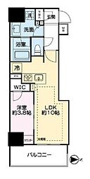 ネベル三鷹 5階1LDKの間取り