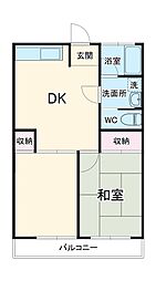 間取図画像 2DK