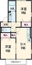 間取図画像 2DK