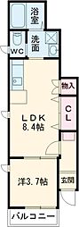 T・YOU 1階1LDKの間取り