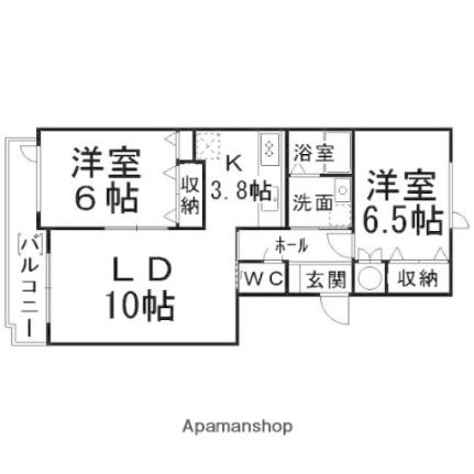 リングロード21 ｜北海道北見市常盤町３丁目(賃貸マンション2LDK・1階・58.30㎡)の写真 その2