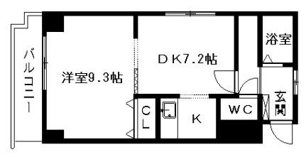 プレサント南5西9 407 ｜ 北海道札幌市中央区南五条西９丁目（賃貸マンション1LDK・4階・39.20㎡） その2