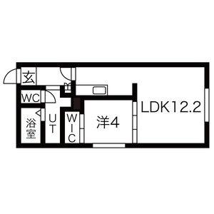 ＦＥＲＩＯ山鼻 402｜北海道札幌市中央区南十二条西９丁目(賃貸マンション1LDK・4階・38.80㎡)の写真 その2