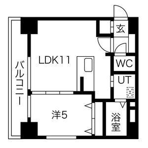 ブロス・ラ・リベルタ 906｜北海道札幌市中央区北二条東２丁目(賃貸マンション1LDK・9階・36.00㎡)の写真 その2