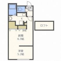 ＭＯＤＵＬＯＲ中島公園2ｎｄ 104 ｜ 北海道札幌市中央区南十条西６丁目（賃貸マンション1LDK・1階・33.44㎡） その2