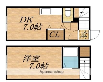 ＪＰコート南郷Ａ 103｜北海道札幌市白石区南郷通１６丁目北(賃貸アパート1LDK・2階・30.00㎡)の写真 その2