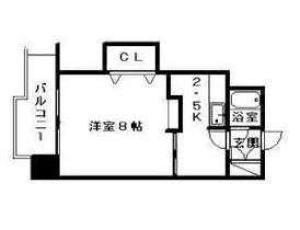 ノースコート本郷 00702 ｜ 北海道札幌市白石区本郷通６丁目南（賃貸マンション1K・7階・26.35㎡） その2