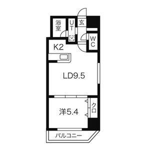 パークヒルズ白石 1001｜北海道札幌市白石区東札幌三条５丁目(賃貸マンション1LDK・10階・35.50㎡)の写真 その2