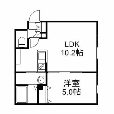 ノースポイント東札幌 501｜北海道札幌市白石区東札幌三条４丁目(賃貸マンション1LDK・5階・35.34㎡)の写真 その2