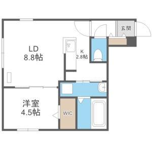 ＹＵーＣＯＵＲＴ南郷7丁目（ユーコート南郷7丁目） 205 ｜ 北海道札幌市白石区南郷通７丁目南（賃貸マンション1LDK・2階・38.39㎡） その2