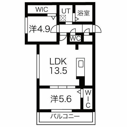 ＡＬＰＨＡ新札幌 210｜北海道札幌市厚別区厚別中央一条７丁目(賃貸マンション2LDK・2階・56.17㎡)の写真 その2